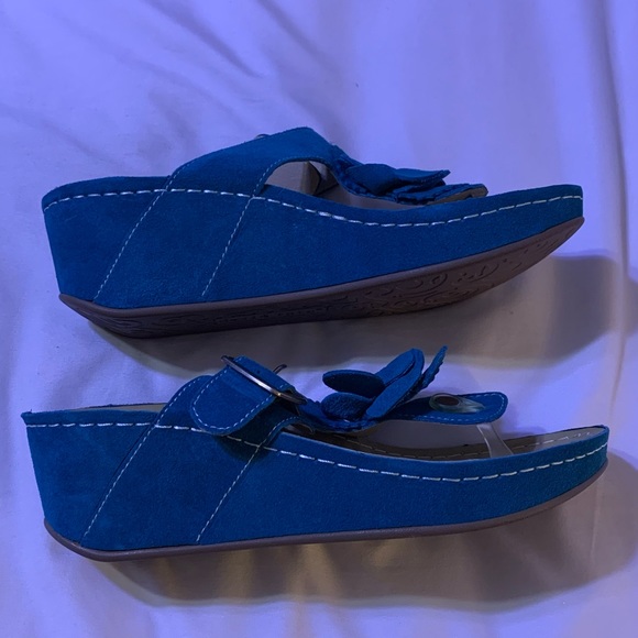 David Tate Spring Wedge Sandal - Picture 2 of 5